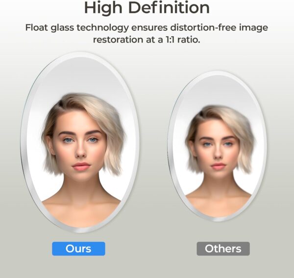 Modern Frameless Mirror