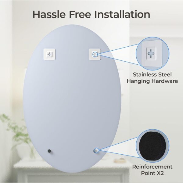 Modern Frameless Mirror