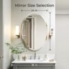 Modern Frameless Mirror